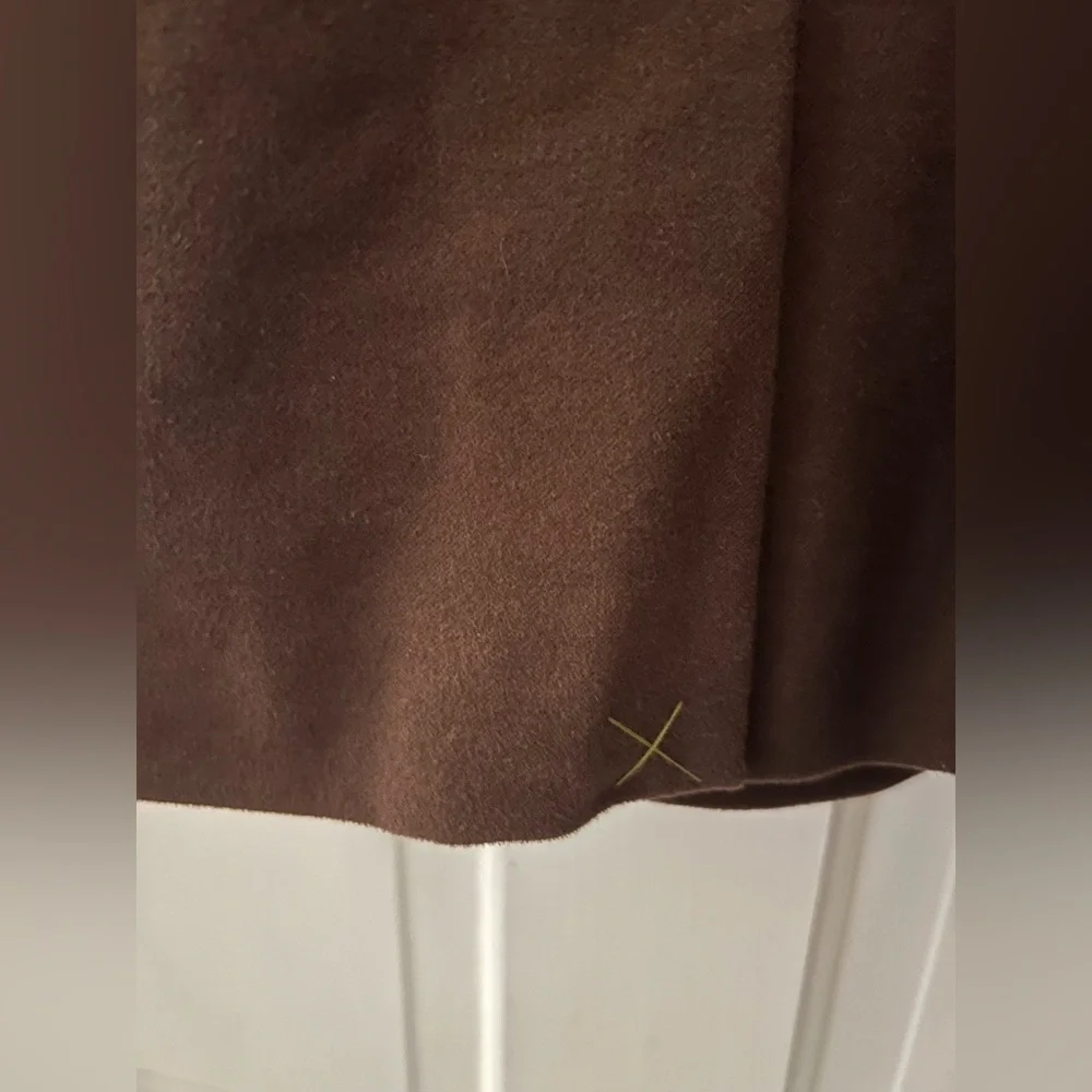 British Boden Faux Suede Rich Brown Blazer Autumn Jacket UK 18 US 14 Excellent - Picture 4 of 7